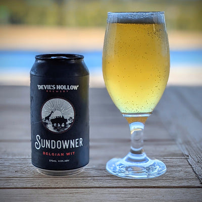 Sundowner Belgian Wit Bier - Devils Hollow Brewery